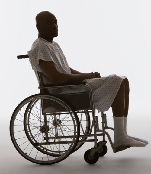 black man wheelchair