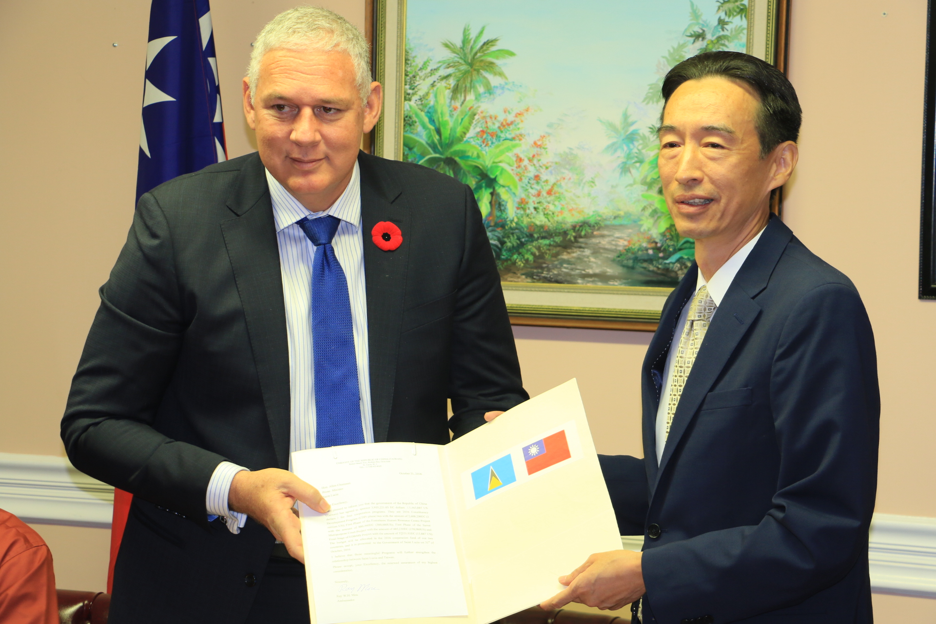 Taiwan offers additional support to government The St. Lucia STAR