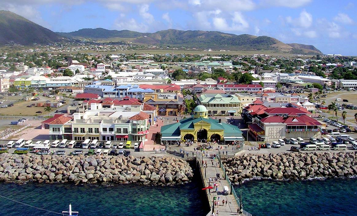 St Kitts Is Open And Welcoming Travellers The St Lucia STAR   View Of Basseterre St. Kitts From Ship 